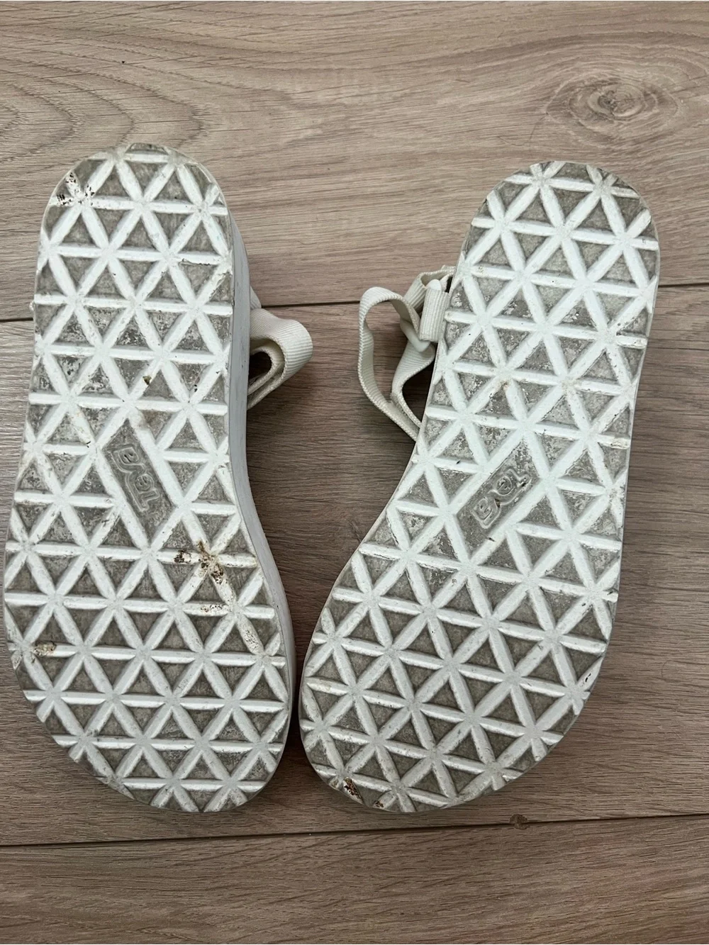 TEVA Flatform Universal Bright White Sandals